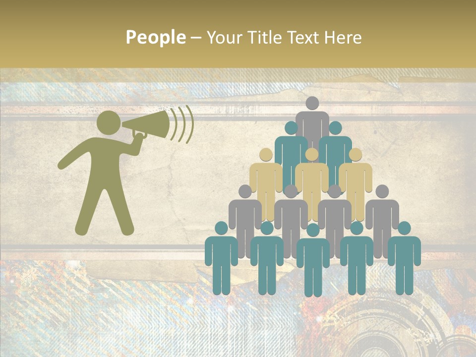 Geometric Colour Scrap Booking PowerPoint Template