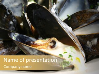 Sea Entree Summer PowerPoint Template