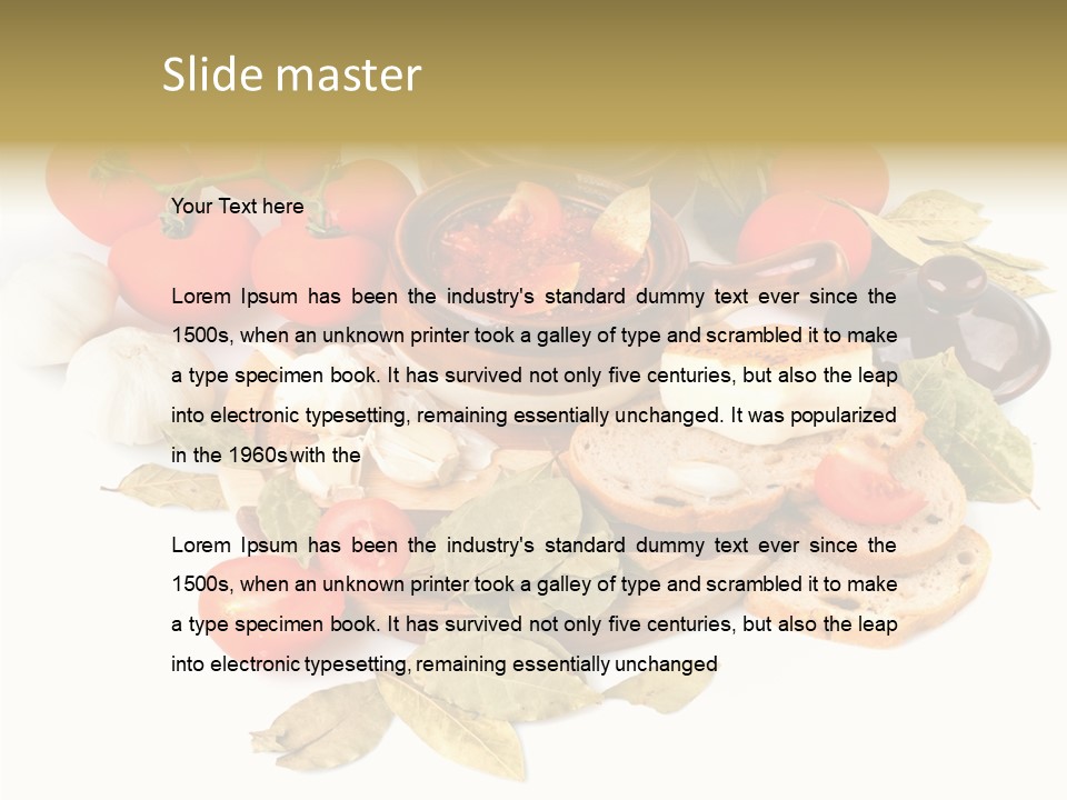 Heat Plate Nourishing PowerPoint Template