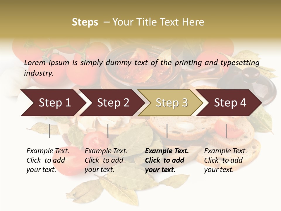 Heat Plate Nourishing PowerPoint Template