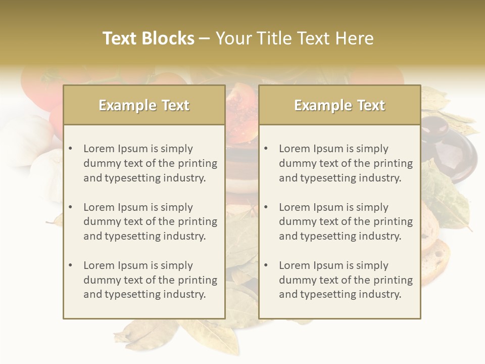 Heat Plate Nourishing PowerPoint Template