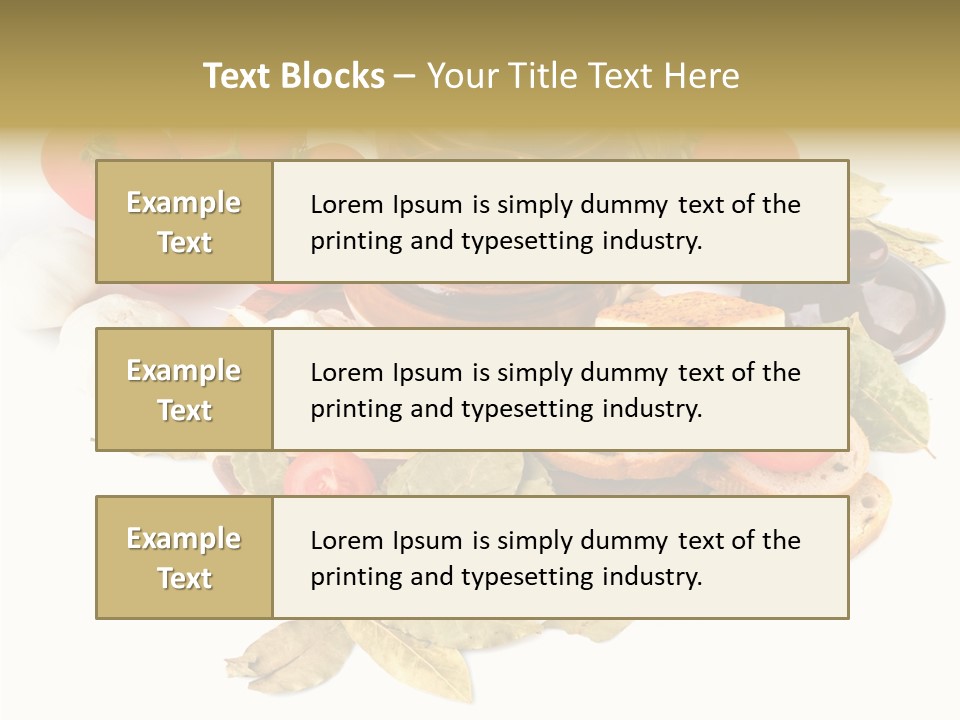 Heat Plate Nourishing PowerPoint Template