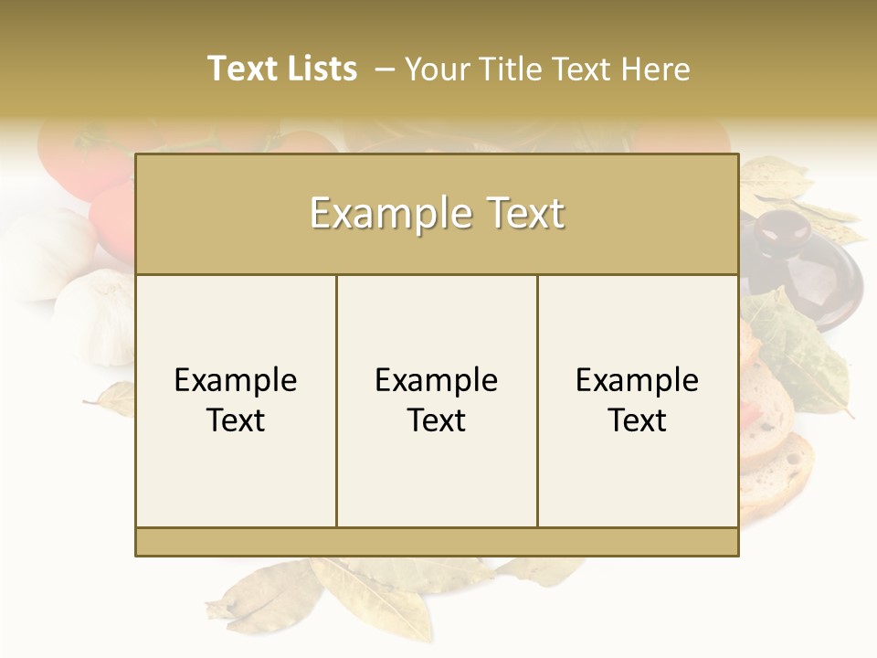 Heat Plate Nourishing PowerPoint Template