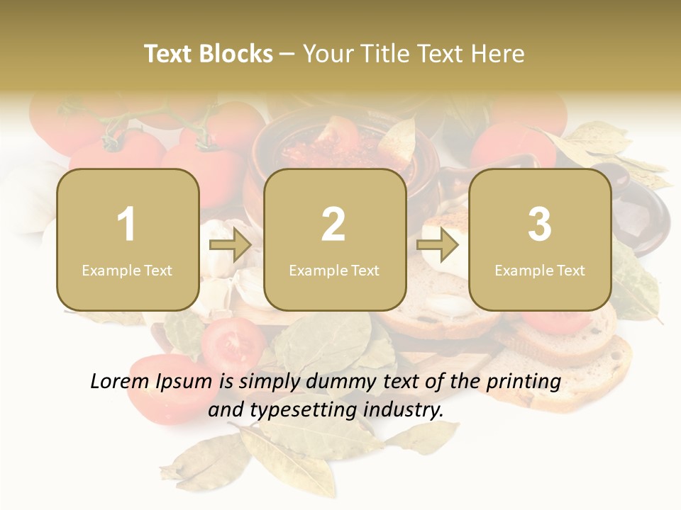 Heat Plate Nourishing PowerPoint Template