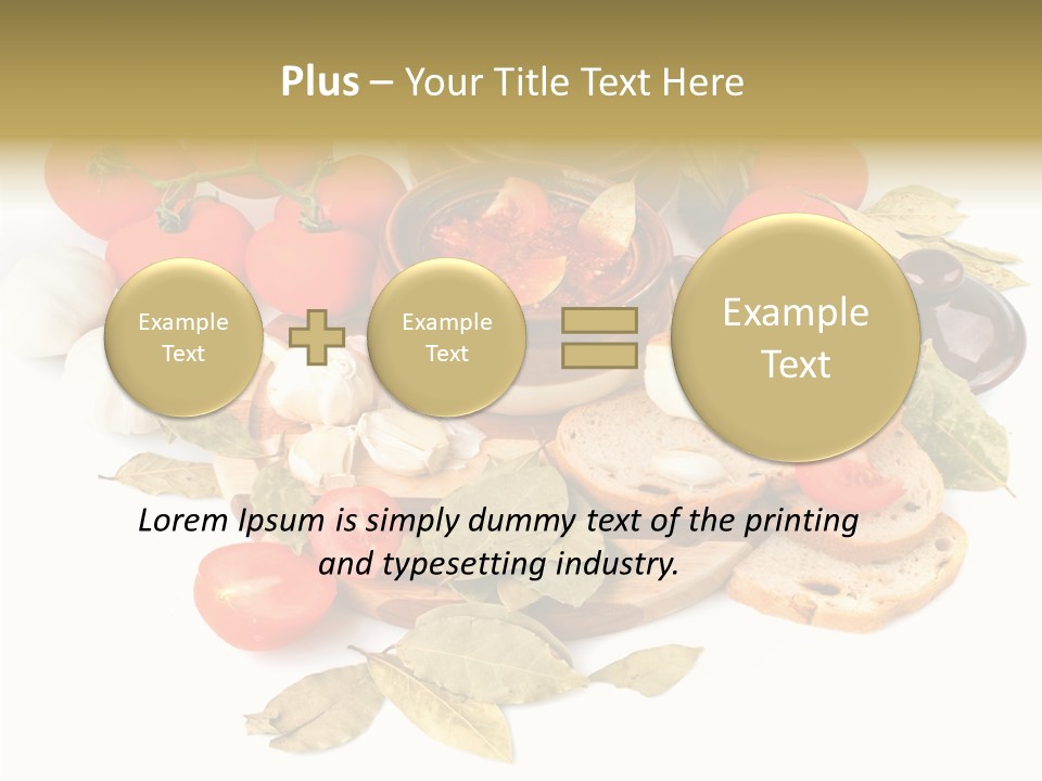 Heat Plate Nourishing PowerPoint Template