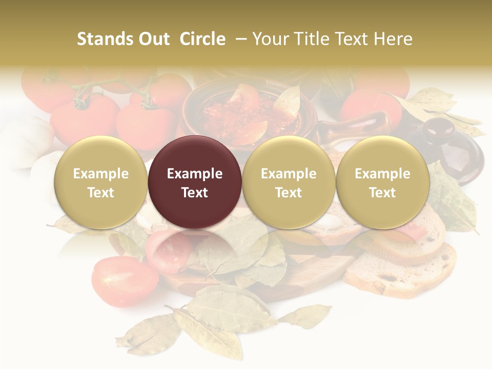 Heat Plate Nourishing PowerPoint Template