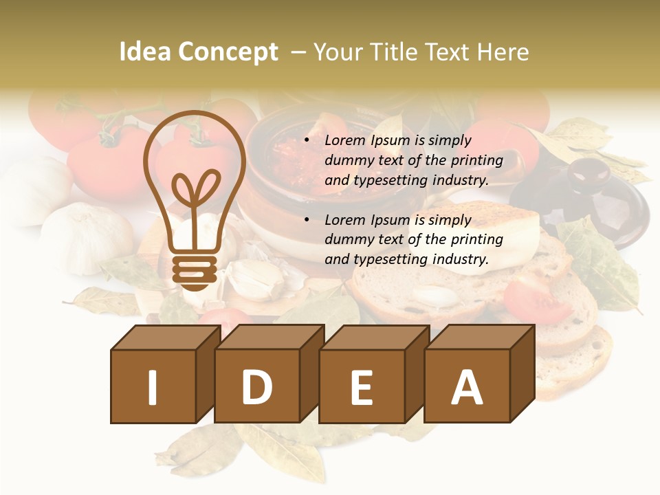 Heat Plate Nourishing PowerPoint Template