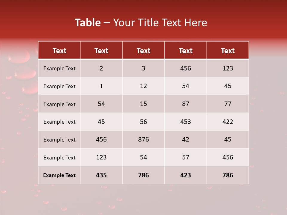 Day Symbol Water PowerPoint Template