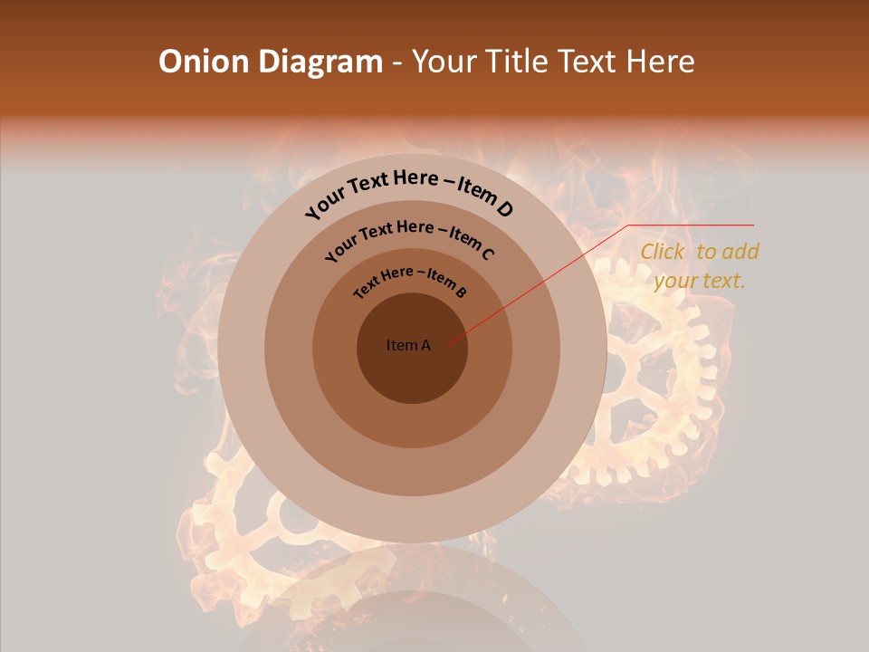 Global Flame Gear PowerPoint Template