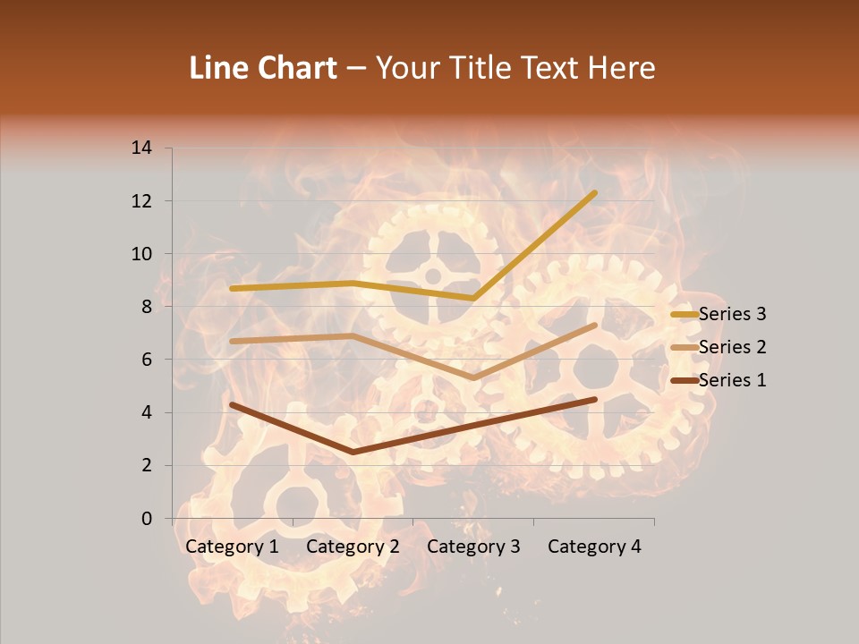Global Flame Gear PowerPoint Template