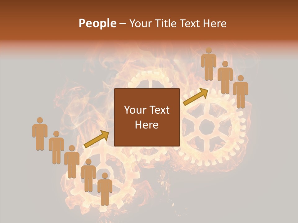 Global Flame Gear PowerPoint Template