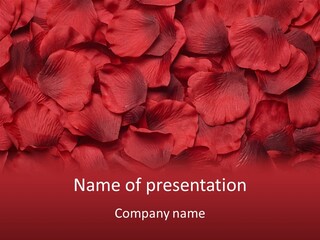 Valentines Celebration Backdrop PowerPoint Template