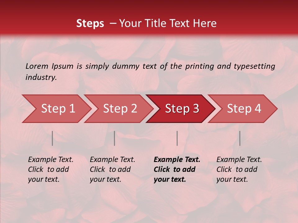 Valentines Celebration Backdrop PowerPoint Template