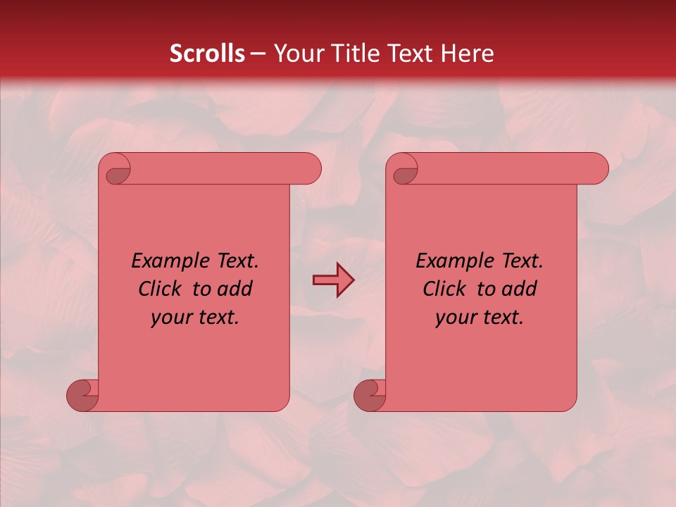 Valentines Celebration Backdrop PowerPoint Template