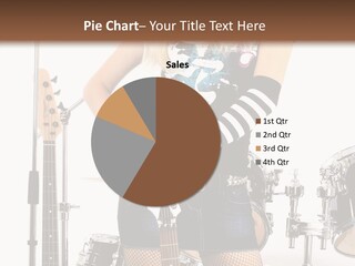 Sexually Leg Guitar PowerPoint Template