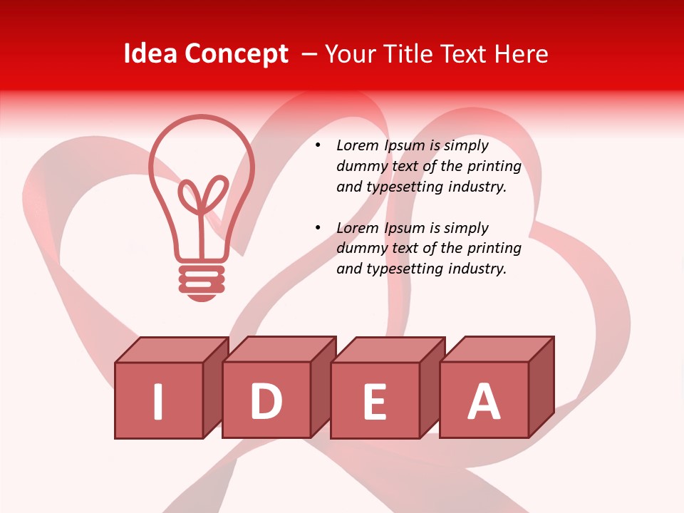 Romance Heart Passion PowerPoint Template