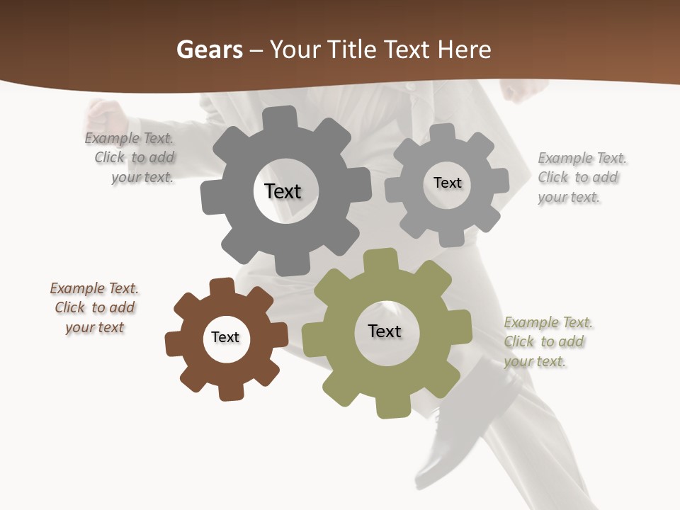 Guy Movement Hasten PowerPoint Template