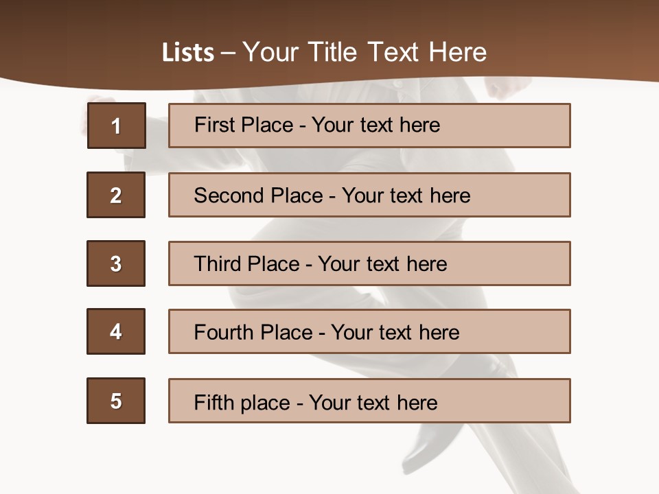 Guy Movement Hasten PowerPoint Template