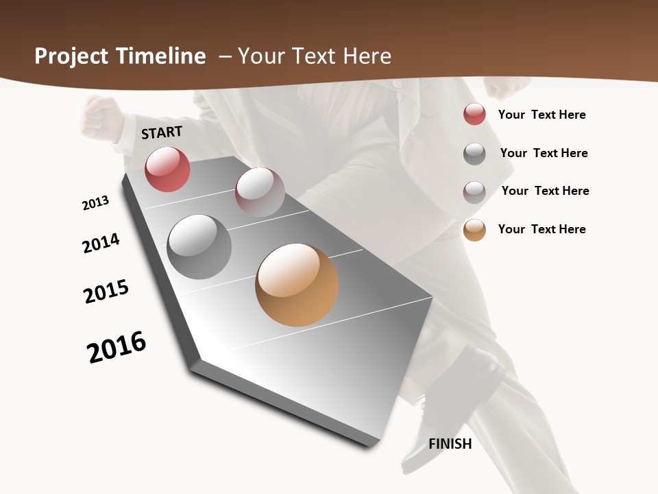 Guy Movement Hasten PowerPoint Template