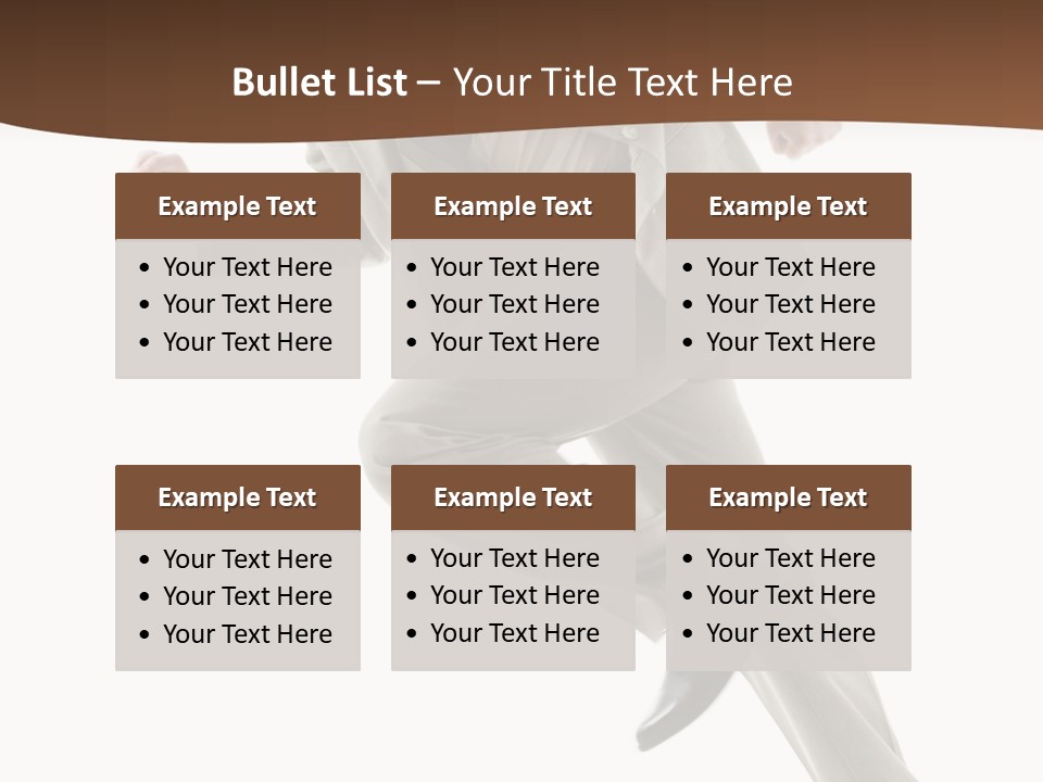 Guy Movement Hasten PowerPoint Template