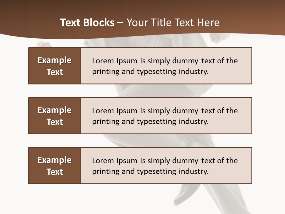 Guy Movement Hasten PowerPoint Template
