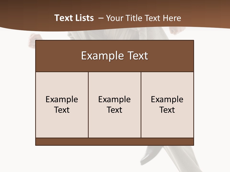 Guy Movement Hasten PowerPoint Template