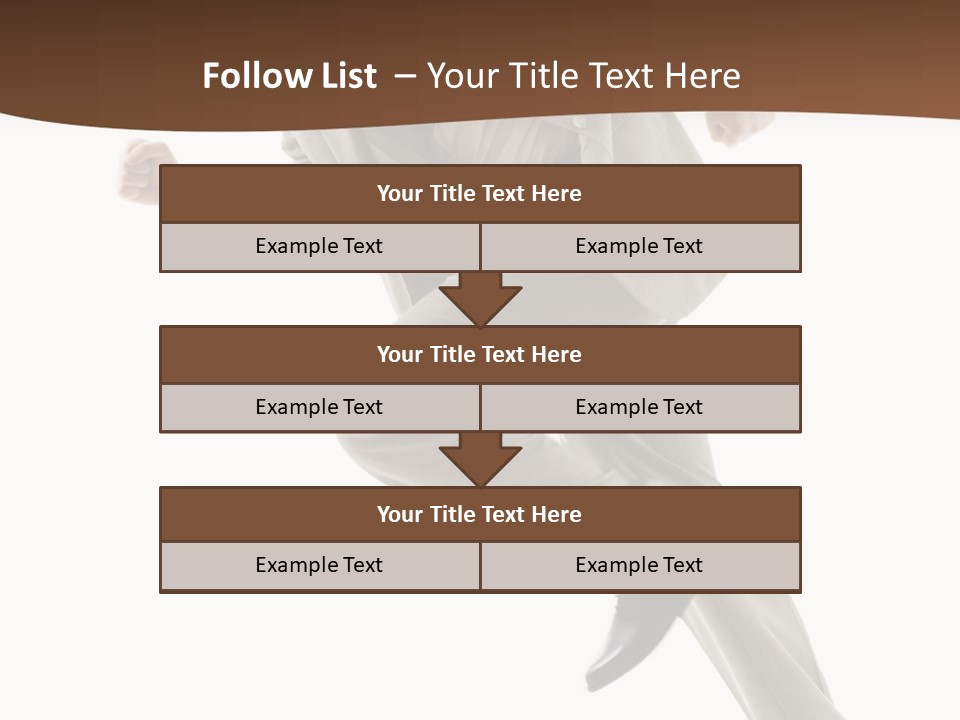 Guy Movement Hasten PowerPoint Template