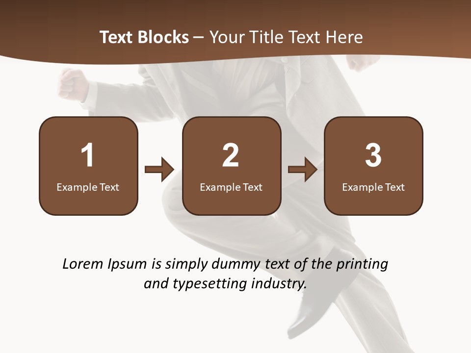 Guy Movement Hasten PowerPoint Template