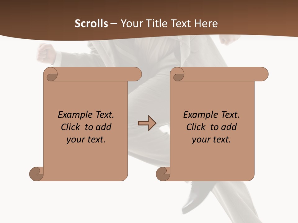 Guy Movement Hasten PowerPoint Template