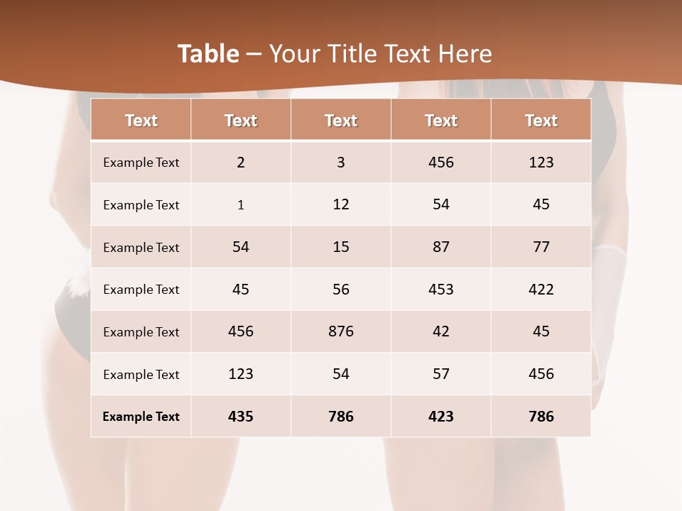 Love Beautiful Body PowerPoint Template