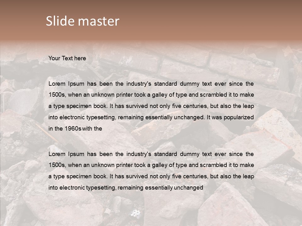 Thrash Garbage Junkyard PowerPoint Template