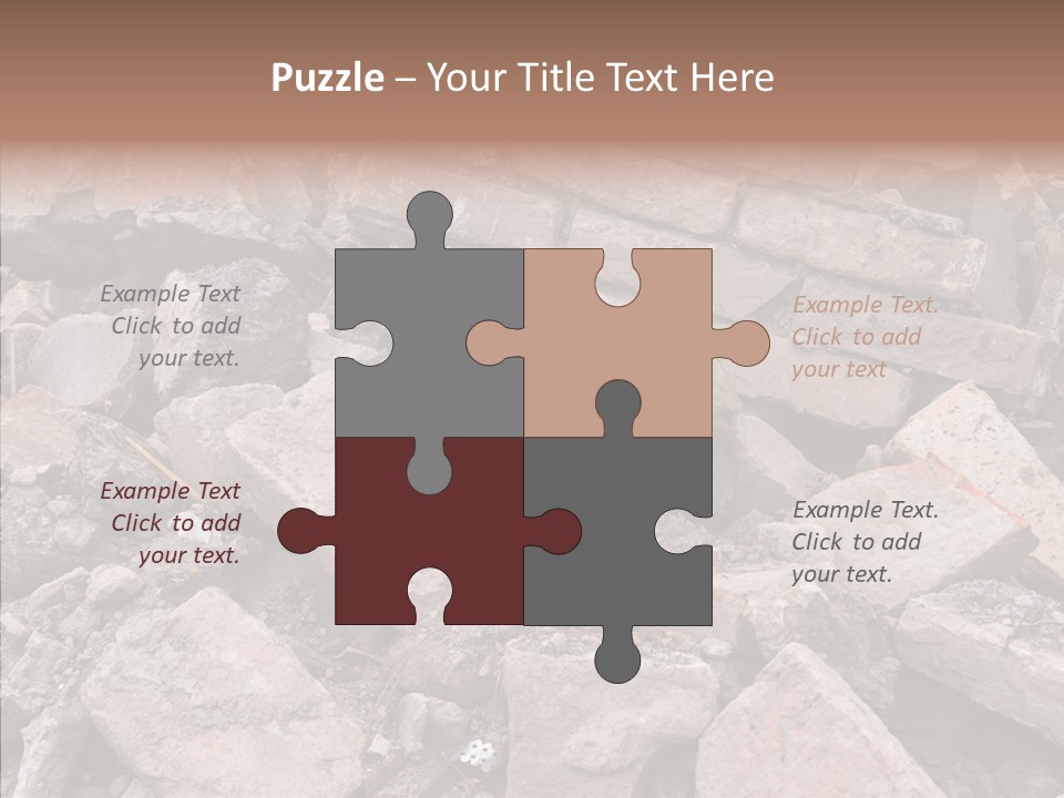 Thrash Garbage Junkyard PowerPoint Template