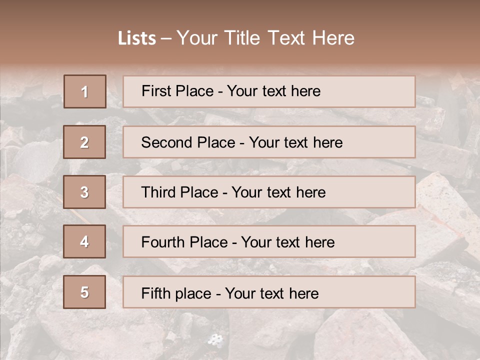 Thrash Garbage Junkyard PowerPoint Template