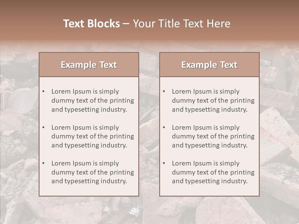 Thrash Garbage Junkyard PowerPoint Template