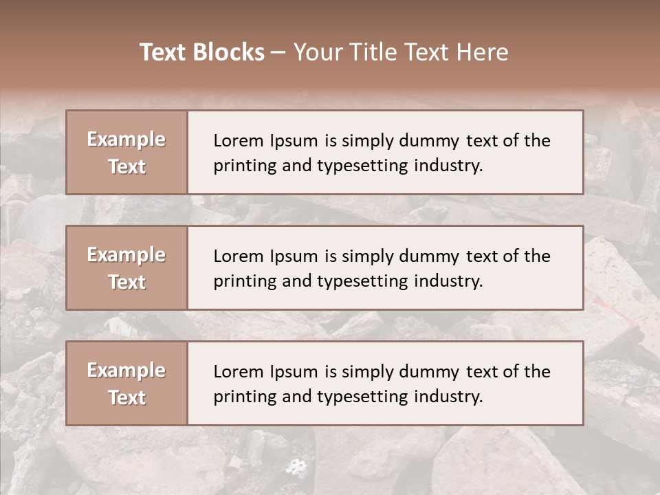 Thrash Garbage Junkyard PowerPoint Template