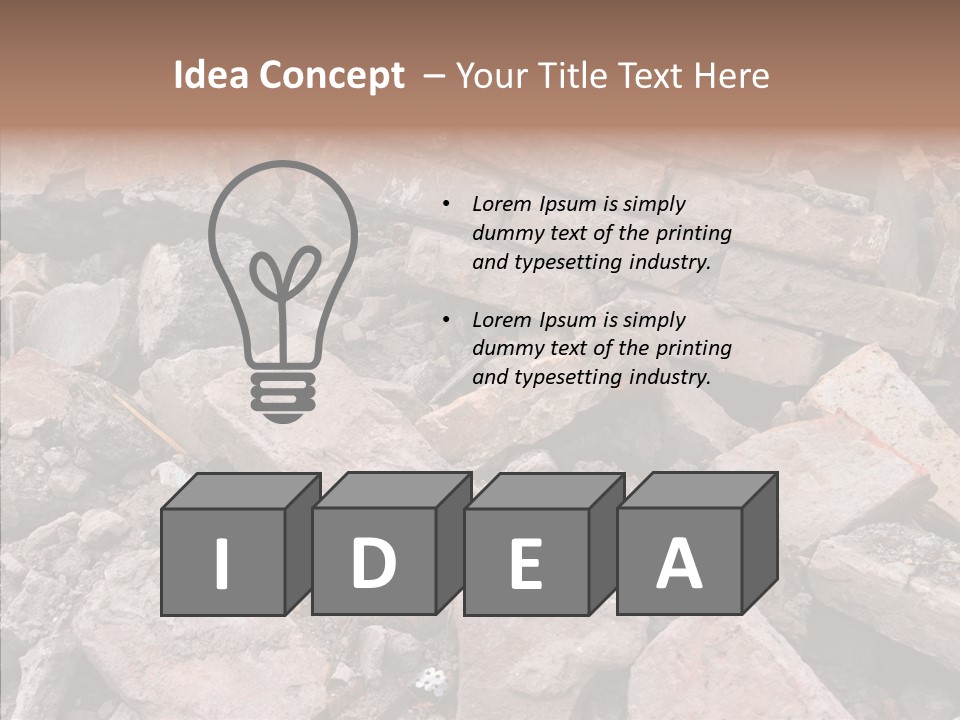 Thrash Garbage Junkyard PowerPoint Template