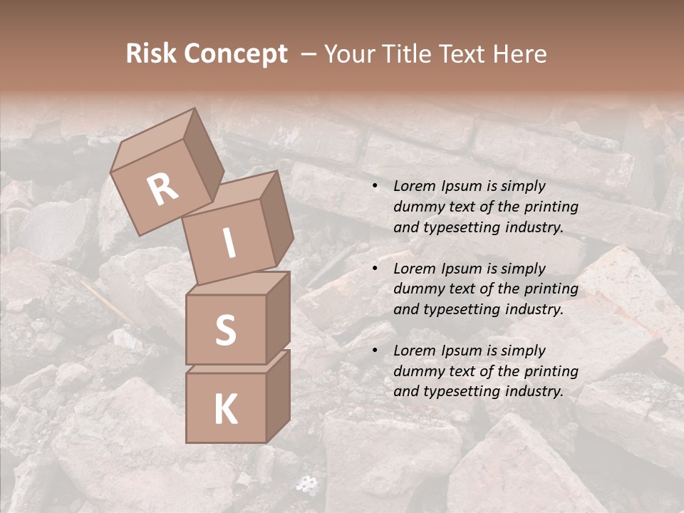 Thrash Garbage Junkyard PowerPoint Template