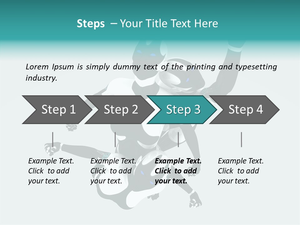 Tech Power Robot PowerPoint Template