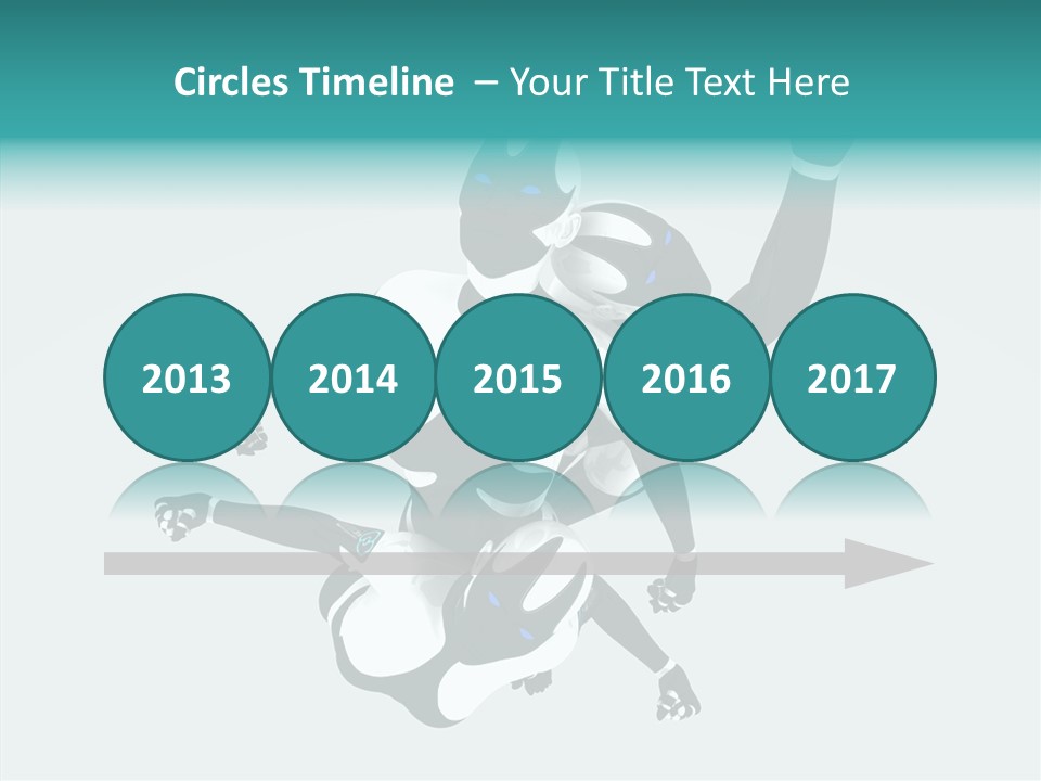 Tech Power Robot PowerPoint Template