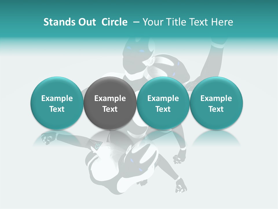 Tech Power Robot PowerPoint Template