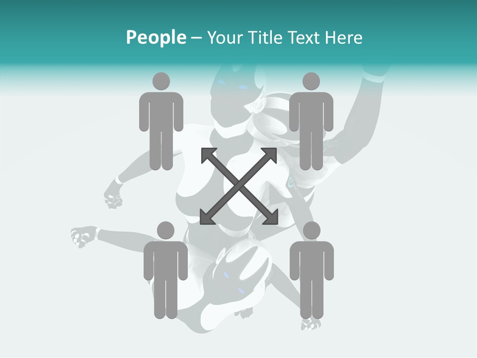 Tech Power Robot PowerPoint Template