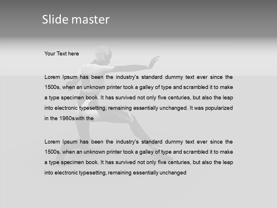 Female Attractive Stunning PowerPoint Template