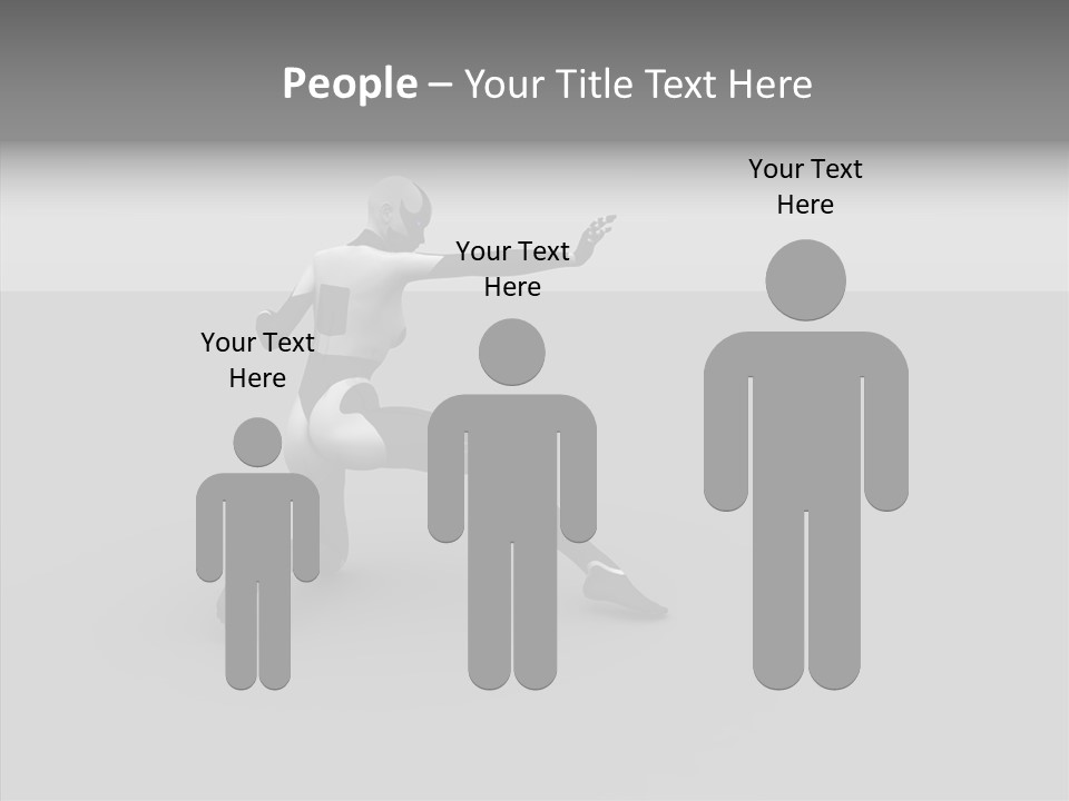 Female Attractive Stunning PowerPoint Template