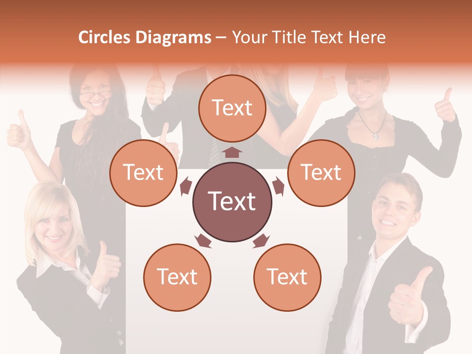 Woman Female Sign PowerPoint Template