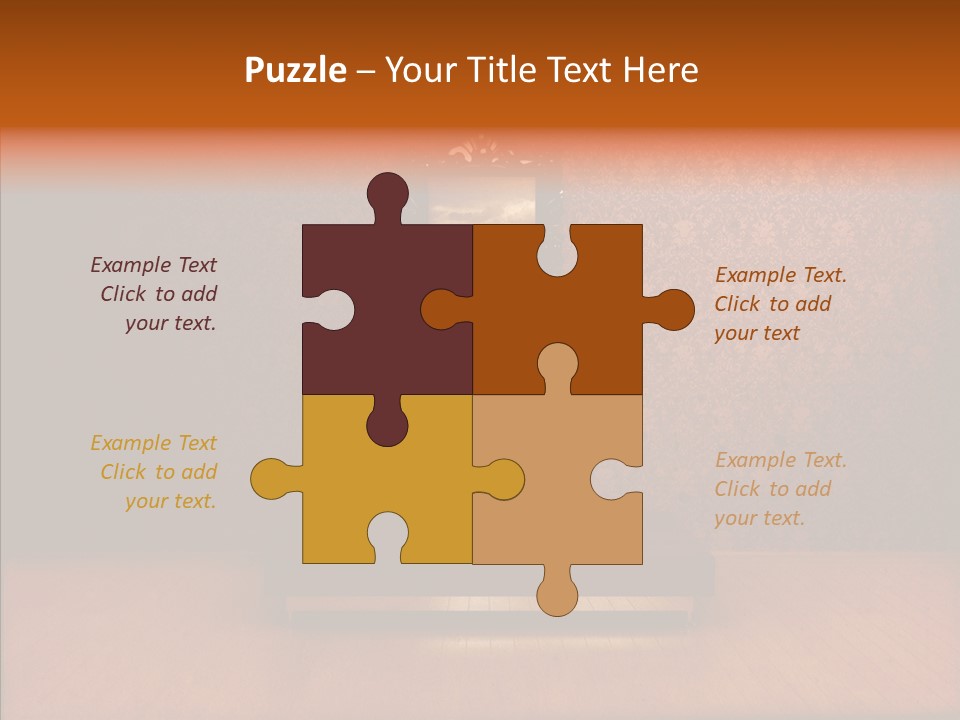 Frame Distressed Graphic PowerPoint Template