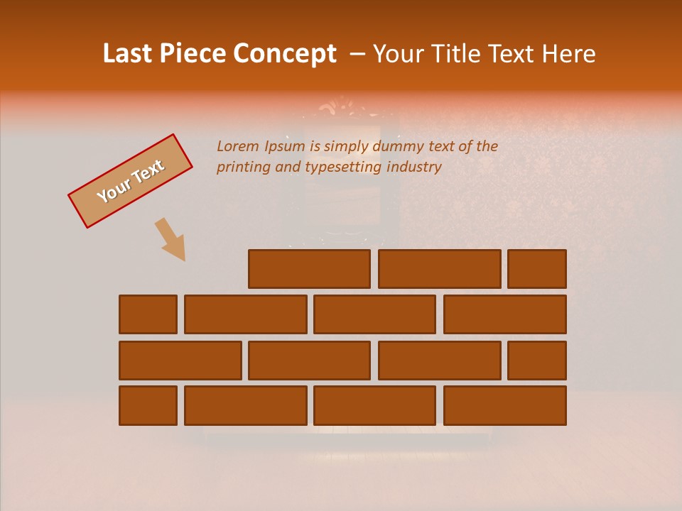 Frame Distressed Graphic PowerPoint Template