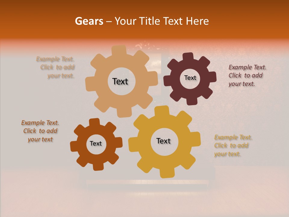 Frame Distressed Graphic PowerPoint Template