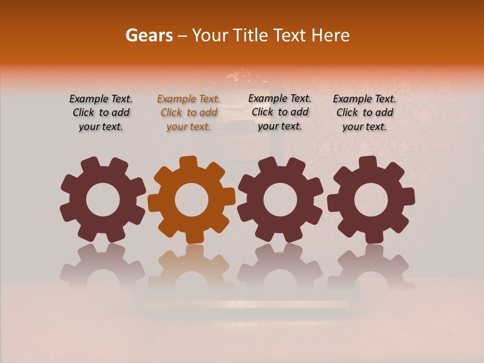 Frame Distressed Graphic PowerPoint Template