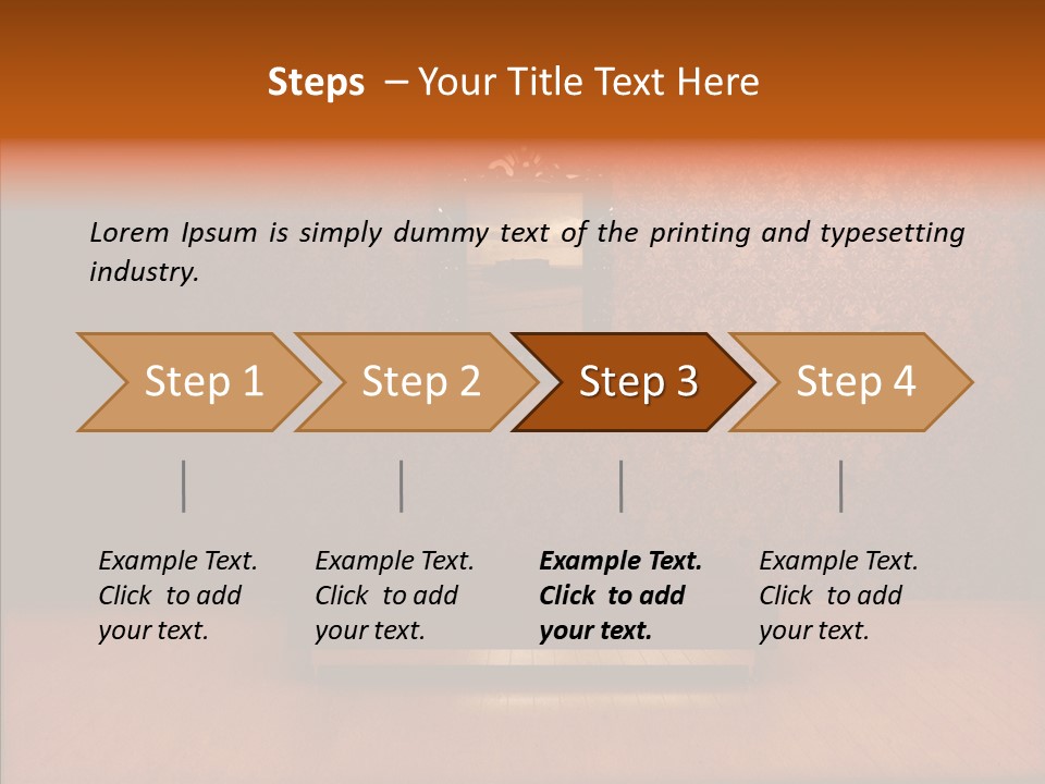 Frame Distressed Graphic PowerPoint Template