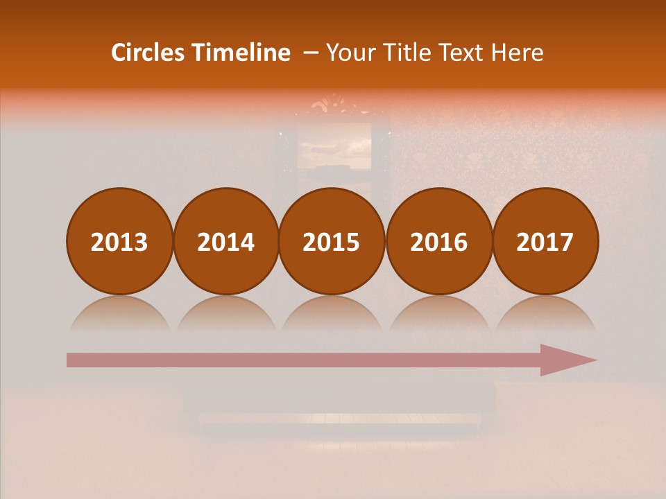 Frame Distressed Graphic PowerPoint Template
